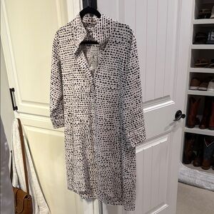 Holly Shae Designs Stylish Black and White Patterned Dress